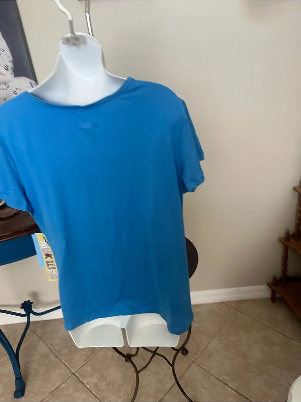 NWT Muk Luks Cloud Knit Sleepwear Crossover t-shirt Top - L